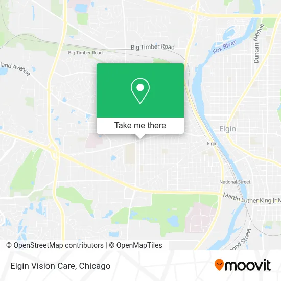 Elgin Vision Care map