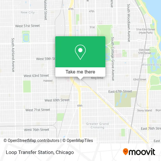 Loop Transfer Station map
