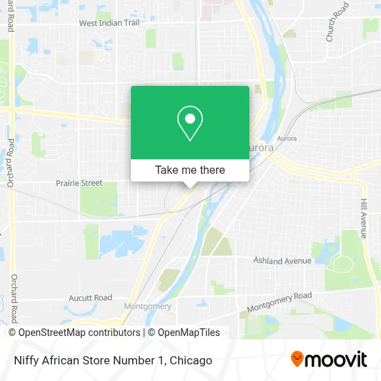 Niffy African Store Number 1 map