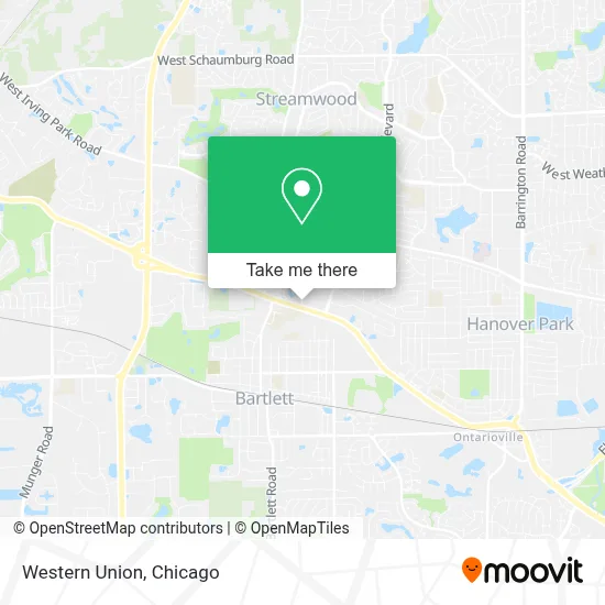 Western Union map