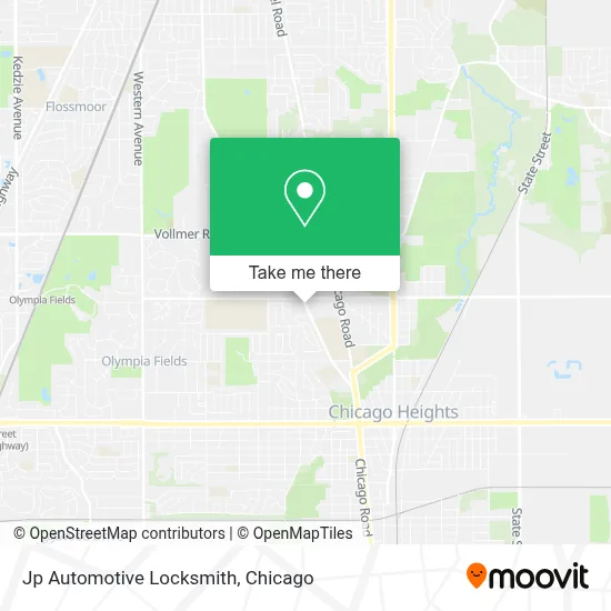 Jp Automotive Locksmith map