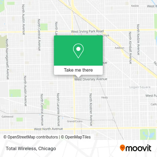 Total Wireless map