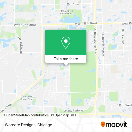 Worcore Designs map