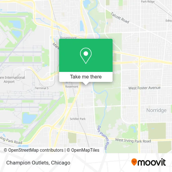 Champion Outlets map
