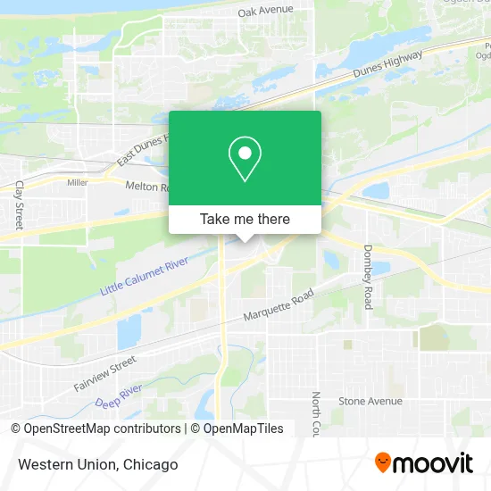 Western Union map