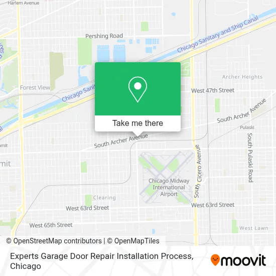 Experts Garage Door Repair Installation Process map