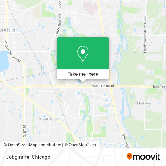Jobgiraffe map
