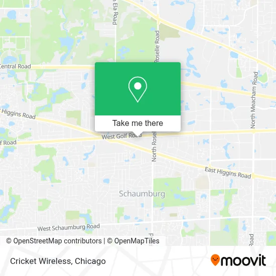 Cricket Wireless map
