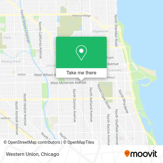 Western Union map