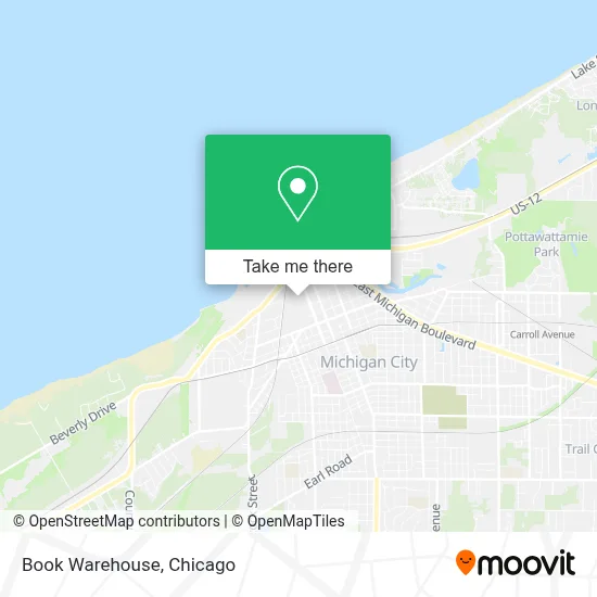 Book Warehouse map