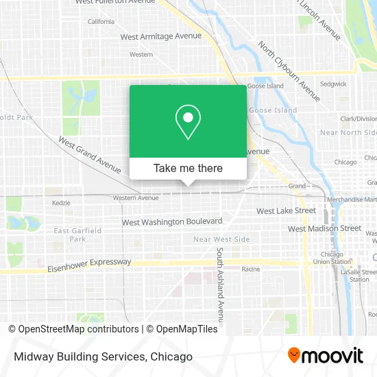 Midway Building Services map