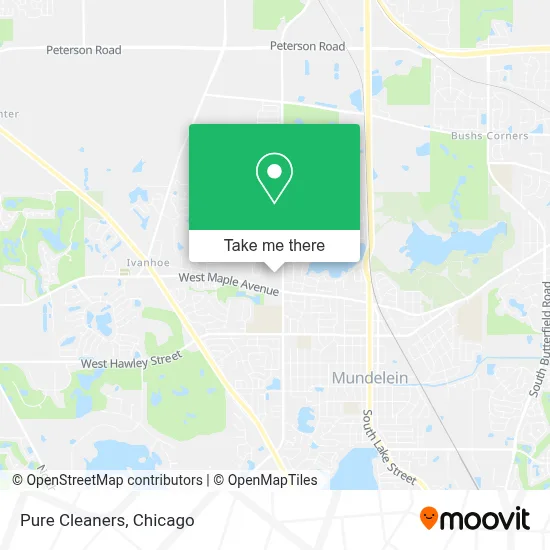 Pure Cleaners map