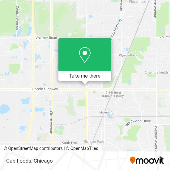 Cub Foods map