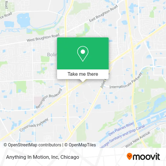 Anything In Motion, Inc map