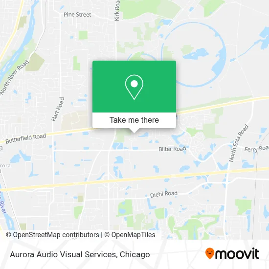 Aurora Audio Visual Services map