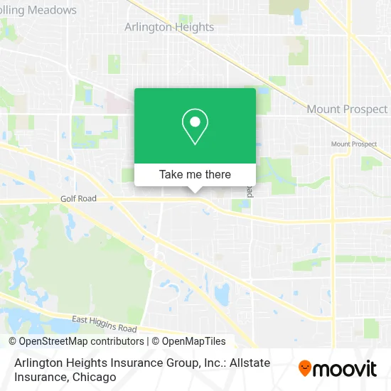 Arlington Heights Insurance Group, Inc.: Allstate Insurance map