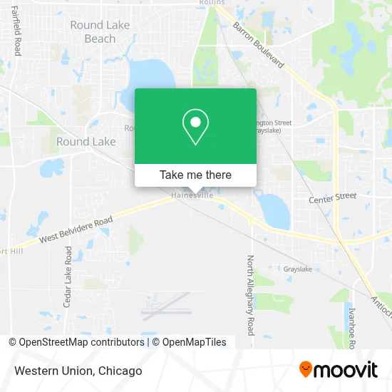 Western Union map