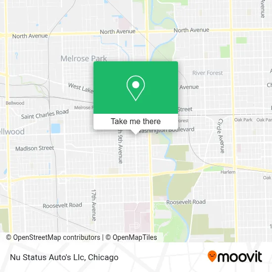 Nu Status Auto's Llc map