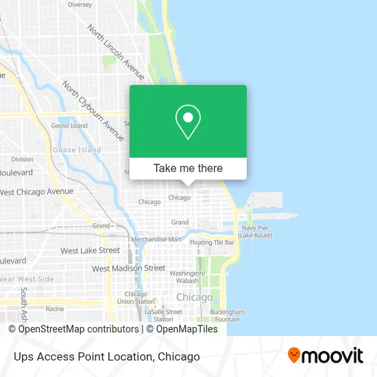 Ups Access Point Location map