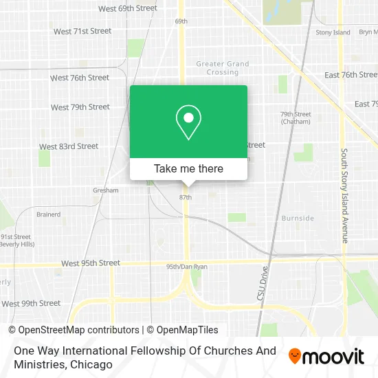 One Way International Fellowship Of Churches And Ministries map