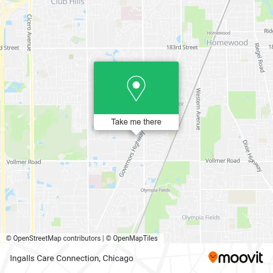Ingalls Care Connection map