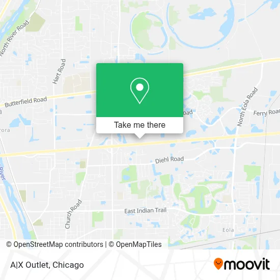A|X Outlet map
