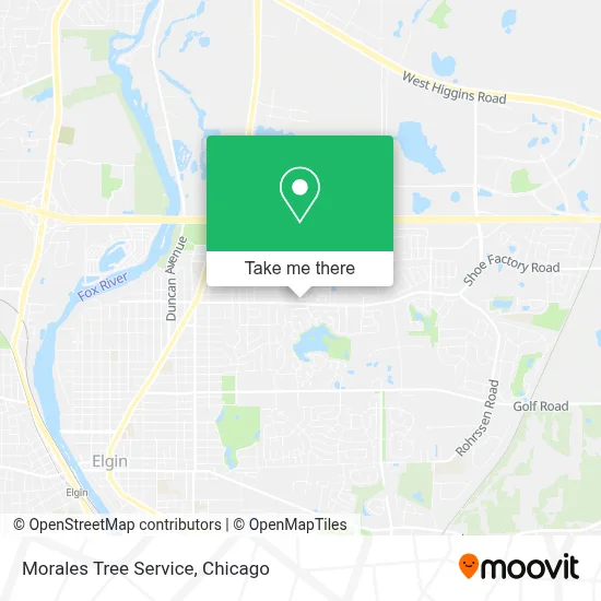 Morales Tree Service map