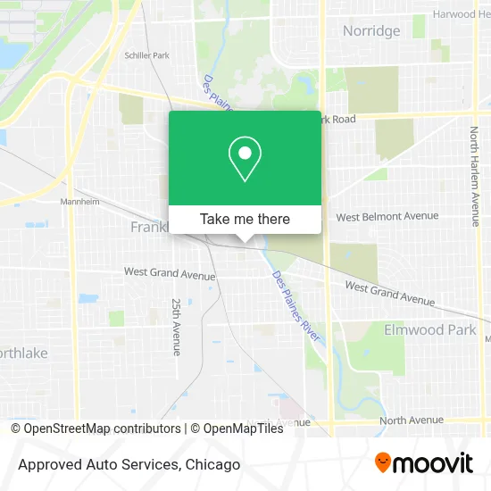 Approved Auto Services map
