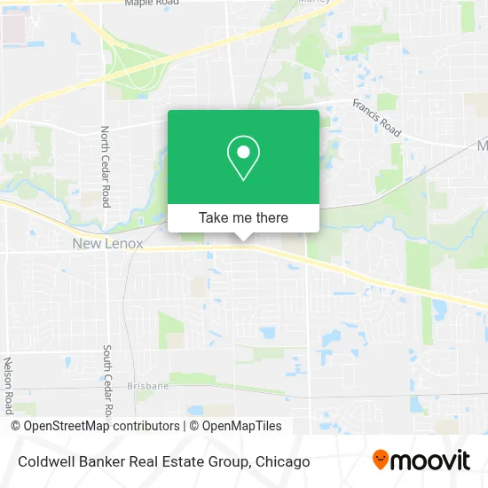Coldwell Banker Real Estate Group map