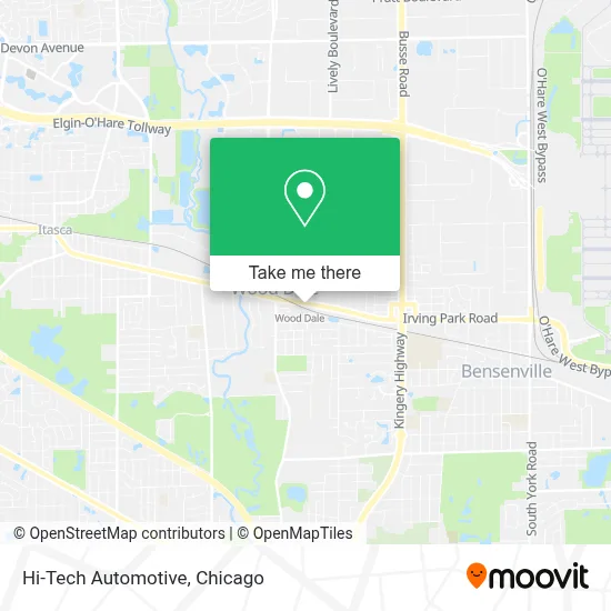 Hi-Tech Automotive map