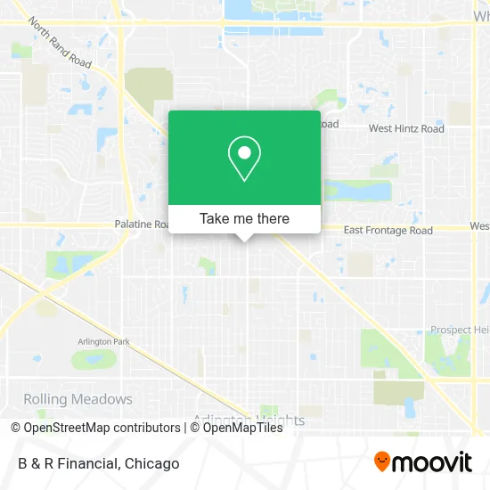 B & R Financial map