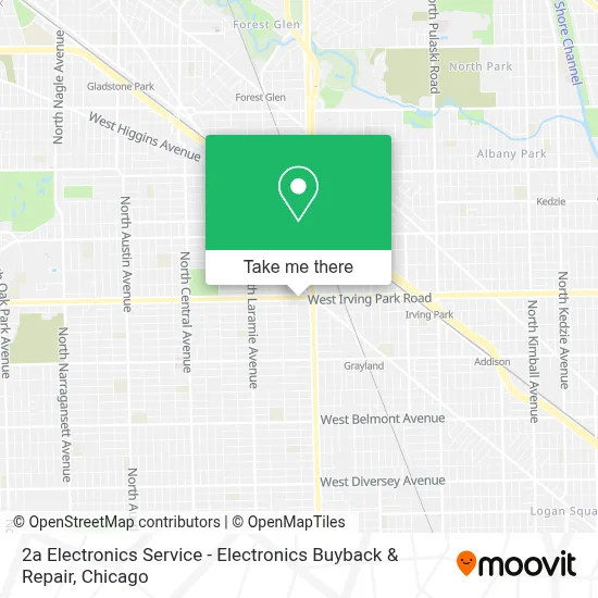 2a Electronics Service - Electronics Buyback & Repair map