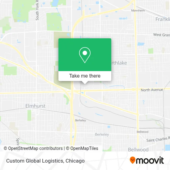 Custom Global Logistics map