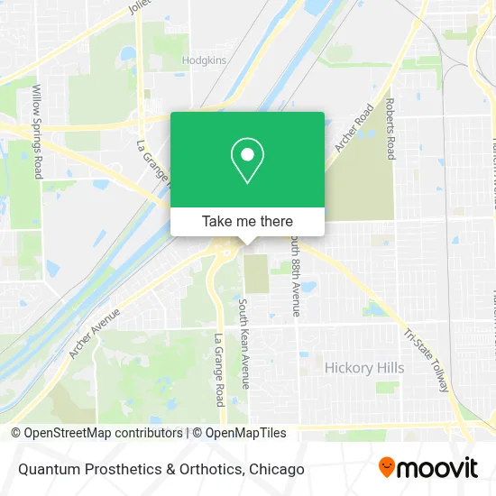Quantum Prosthetics & Orthotics map
