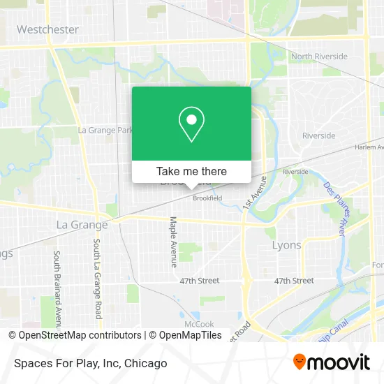 Spaces For Play, Inc map