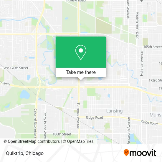 Quiktrip map