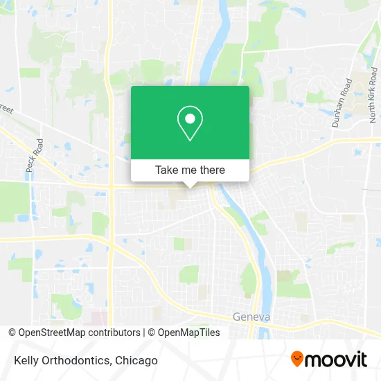 Kelly Orthodontics map