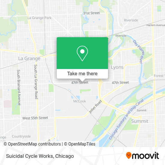 Suicidal Cycle Works map