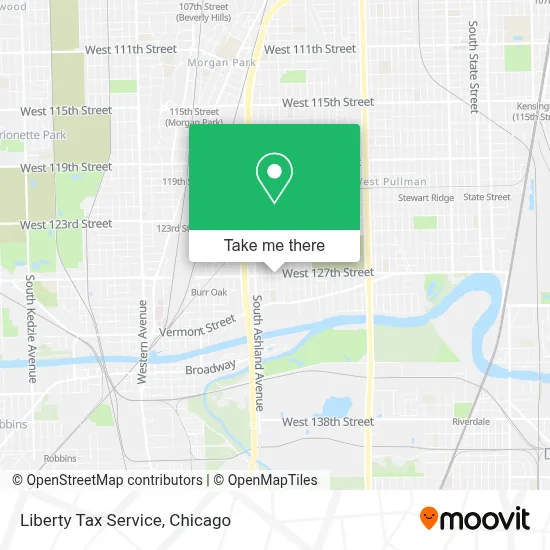 Liberty Tax Service map