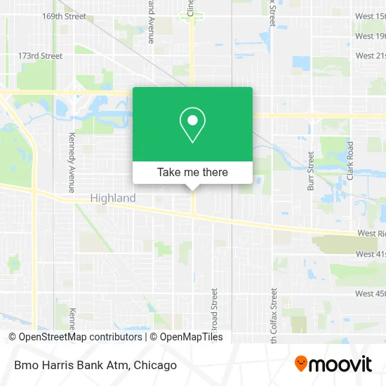 Bmo Harris Bank Atm map