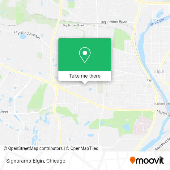 Signarama Elgin map