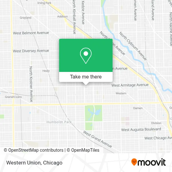 Western Union map