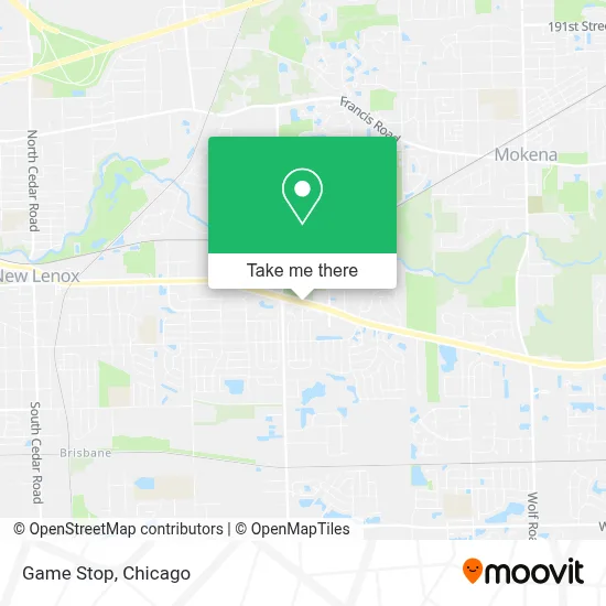 Game Stop map