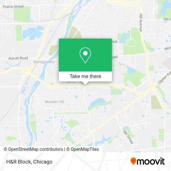 H&R Block map