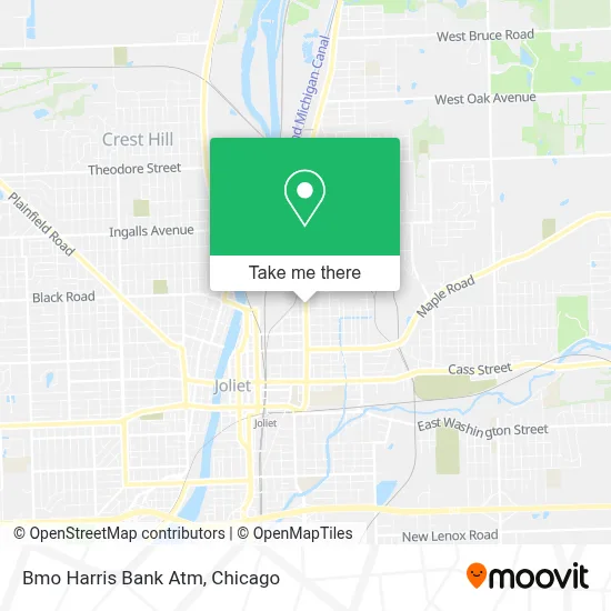 Bmo Harris Bank Atm map