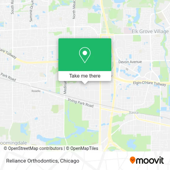 Reliance Orthodontics map