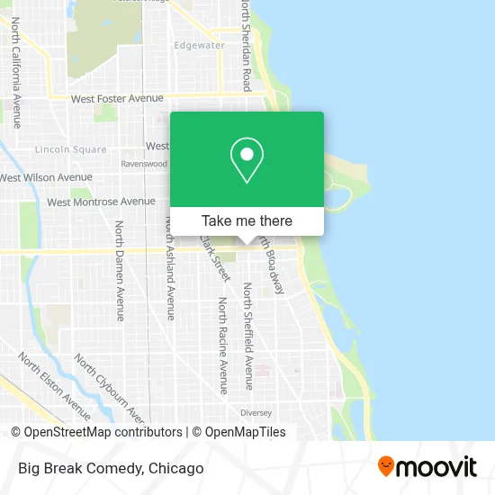 Big Break Comedy map