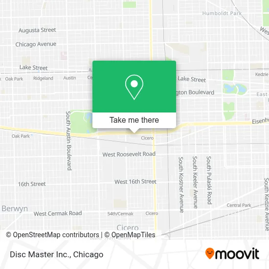 Disc Master Inc. map