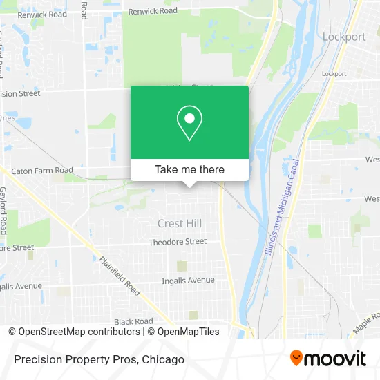 Precision Property Pros map