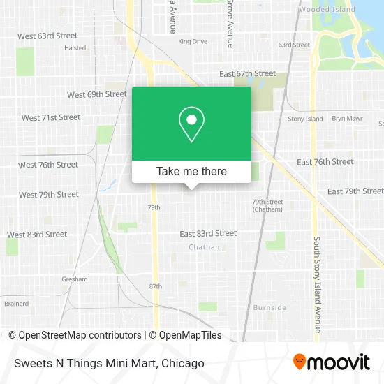 Sweets N Things Mini Mart map